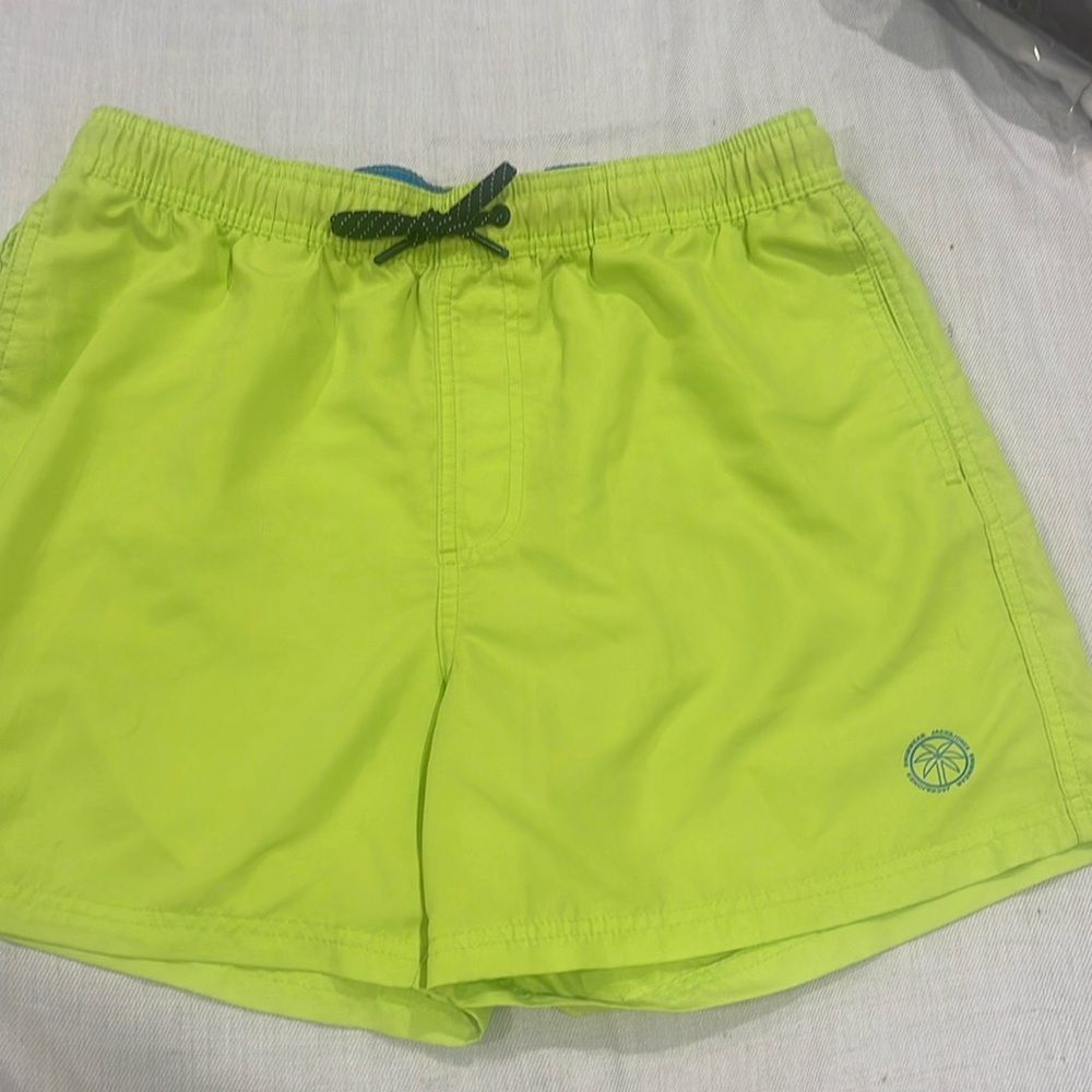 718 Jack & Jones Swim Trunks Flourescent Green NO Liner Size L